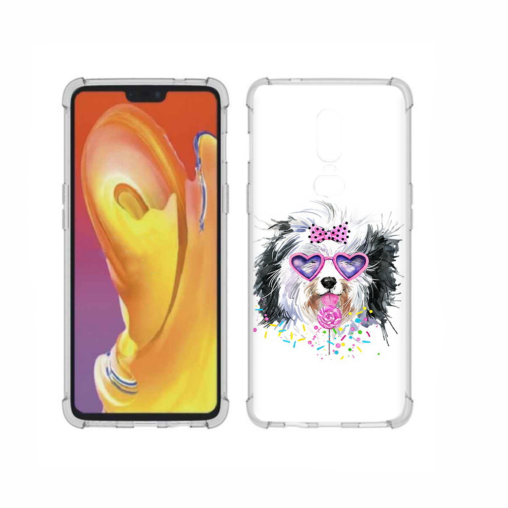

Чехол MyPads Tocco для OnePlus 6 пушистик, Прозрачный, Tocco