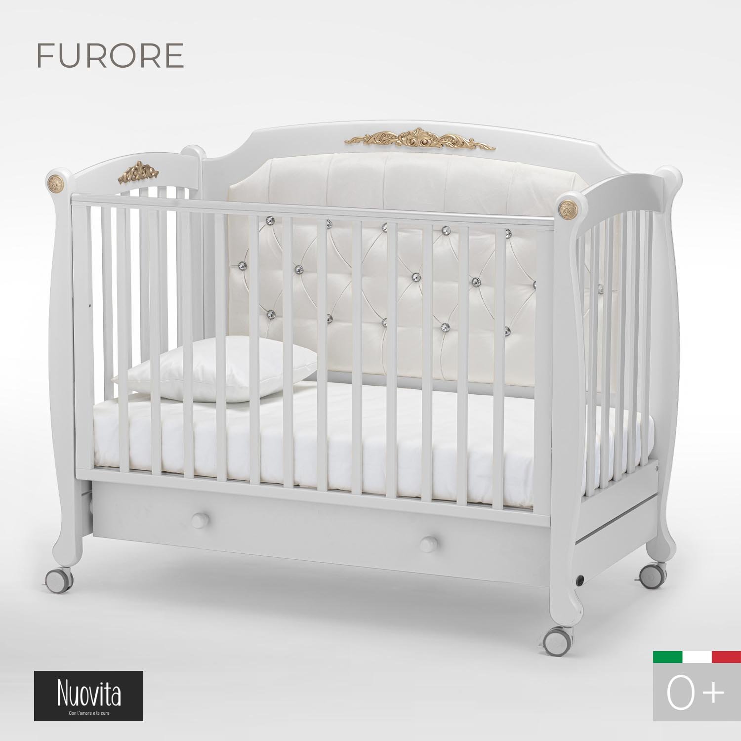 

Кроватка Nuovita Furore bianco белый, Furore