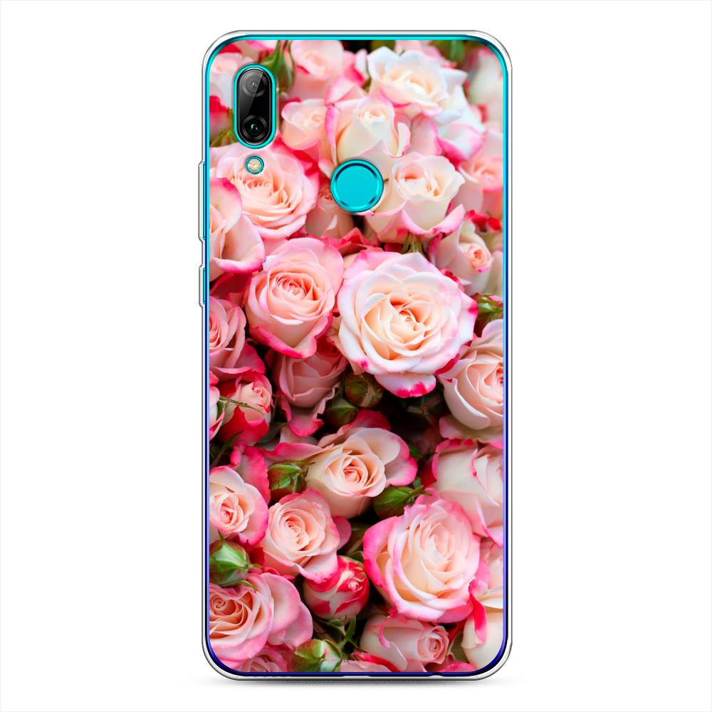 

Чехол для Honor 10 Lite/Huawei P Smart 2019 "Много роз", Розовый, 67250-2