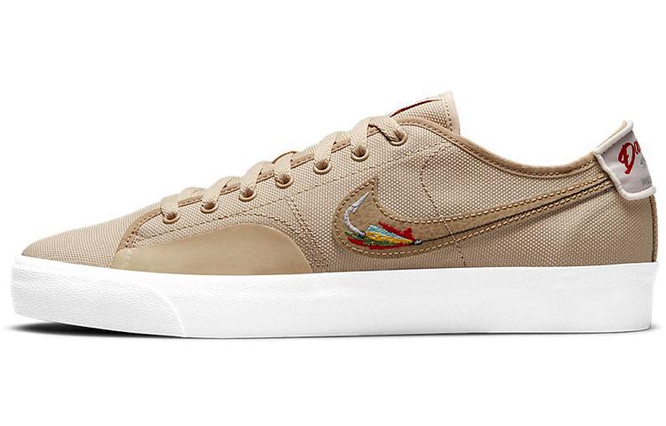 

Кеды унисекс Nike Daan Van Der Linden x Nike Blazer Low SB Court бежевые 37.5 EU, Бежевый, Daan Van Der Linden x Nike Blazer Low SB Court