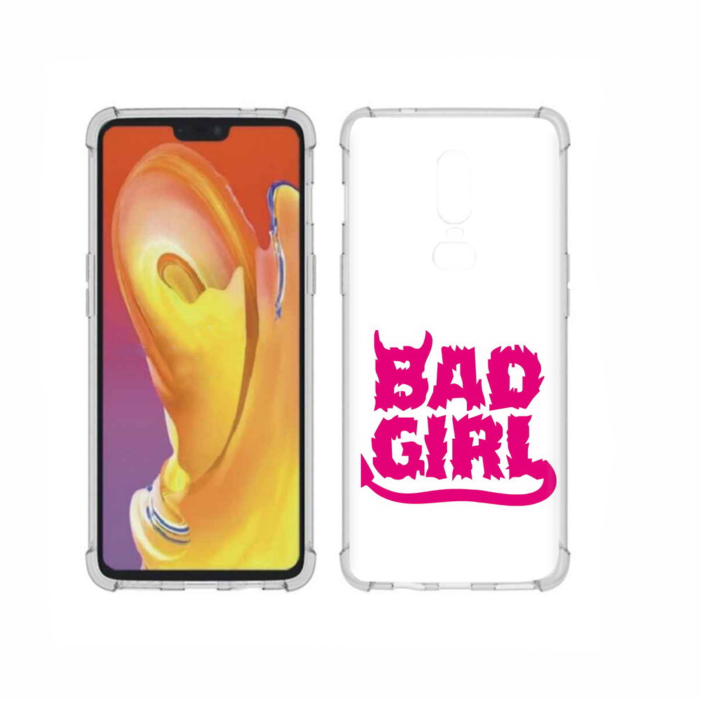 

Чехол MyPads Tocco для OnePlus 6 плохая девочка, Прозрачный, Tocco