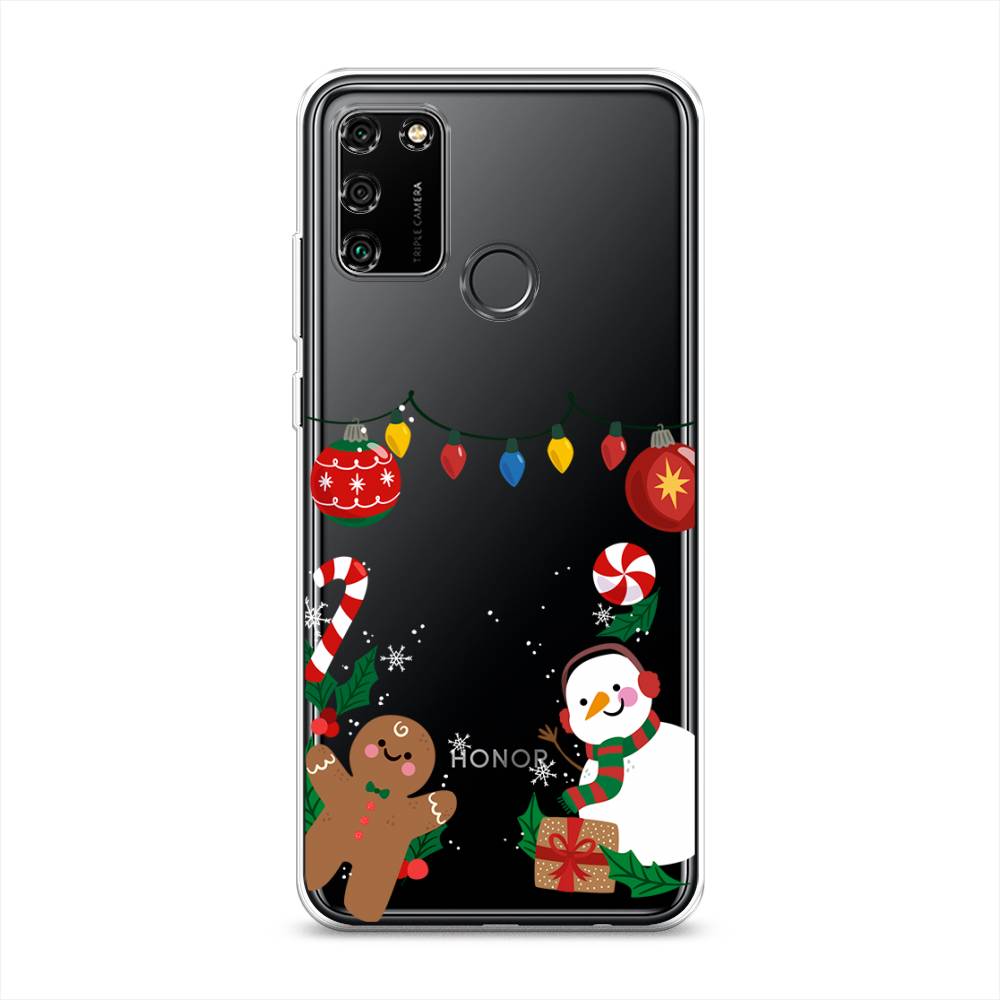 

Чехол для Honor 9A "Новогоднее настроение", Коричневый;красный;зеленый, 612350-5