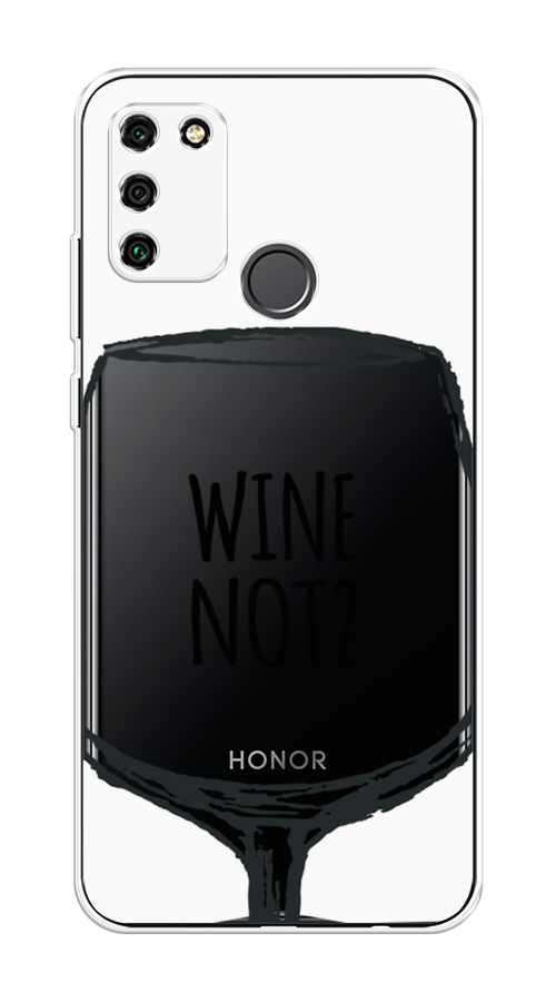 

Чехол на Honor 9A "Wine not white", Белый, 612350-6