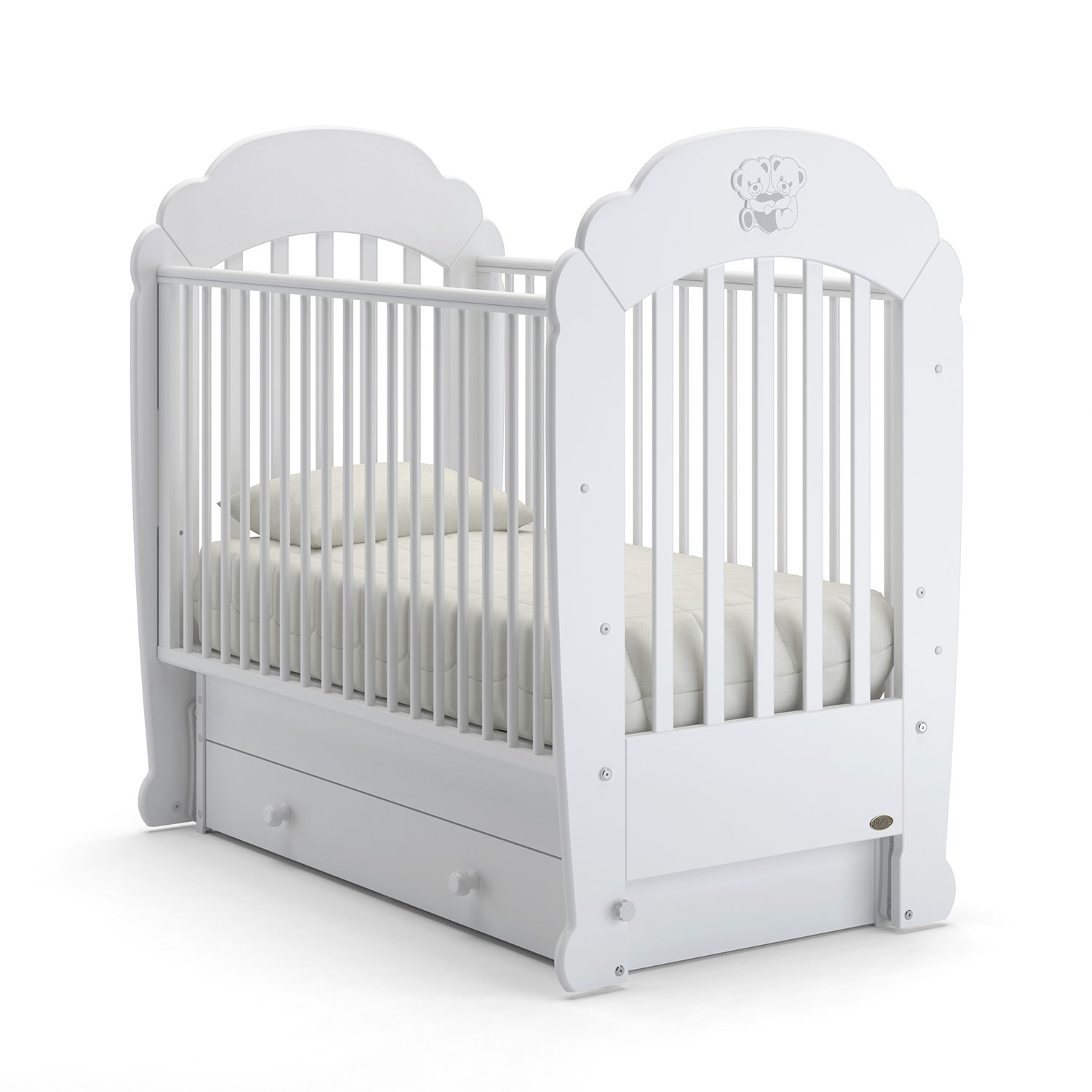 

Кроватка Nuovita Parte Swing маятник поперечный bianco белый, Parte Swing