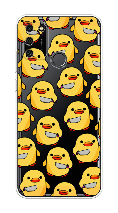 

Чехол на Honor 9A "Утка с ножом", Прозрачный;желтый;оранжевый, 612350-1