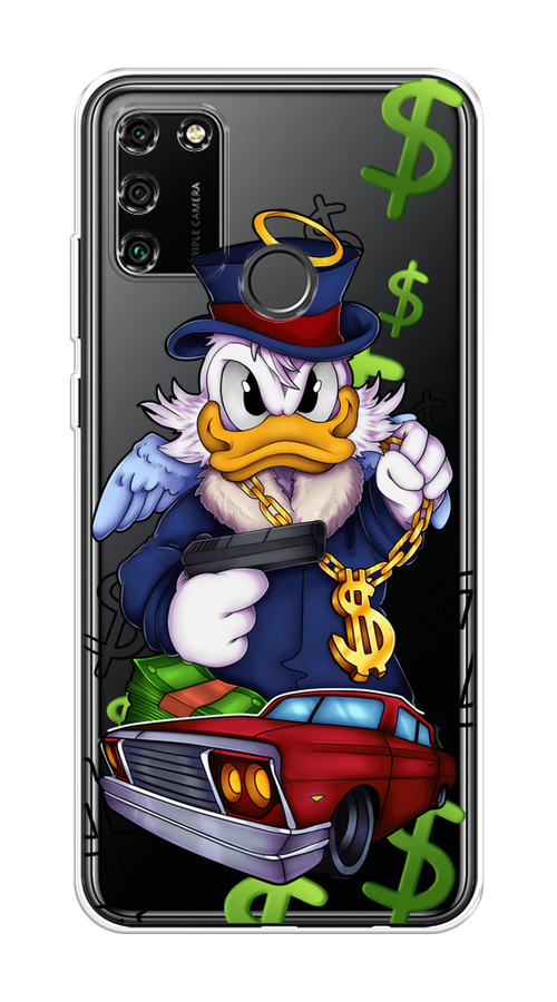 

Чехол на Honor 9A "Scrooge McDuck with a Gold Chain", Красный;синий;белый, 612350-6