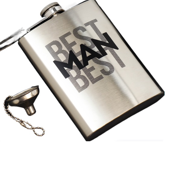 Фляжка с воронкой Best man, 240 мл