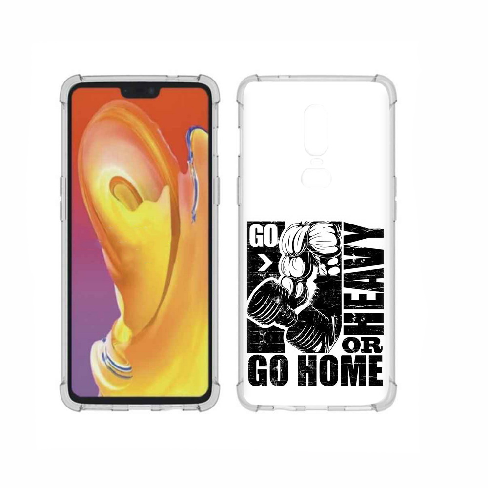

Чехол MyPads Tocco для OnePlus 6 накаченные руки, Прозрачный, Tocco