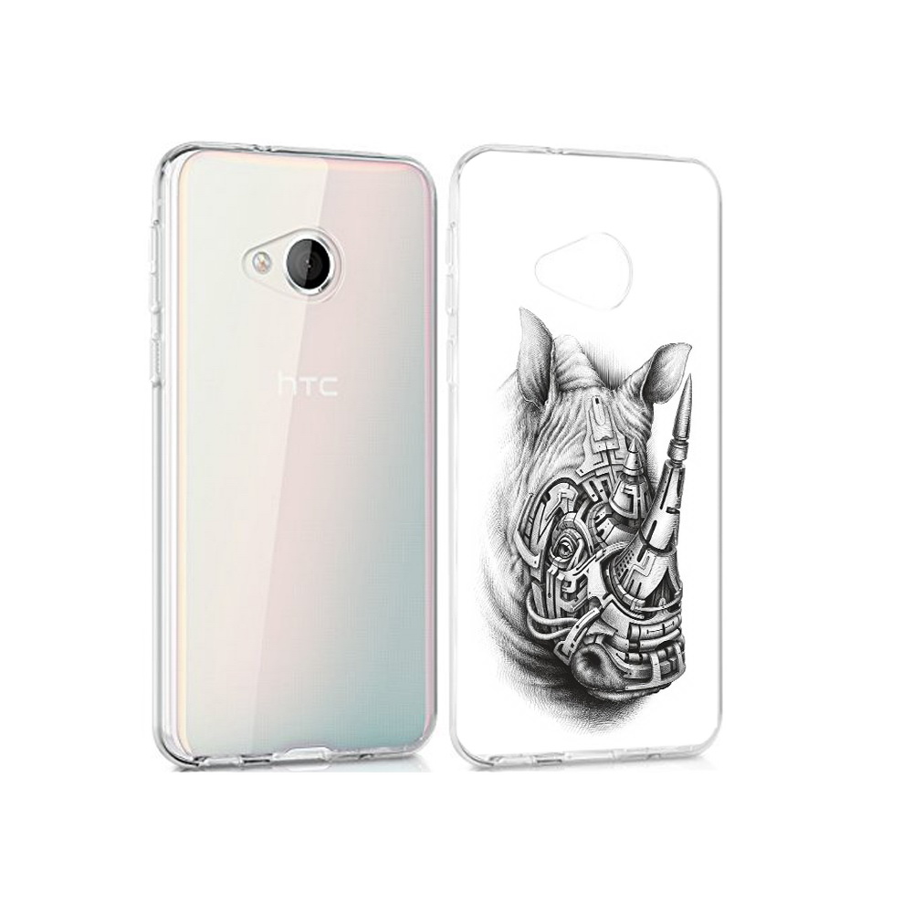 

Чехол MyPads Tocco для HTC U Play стальной носорог, Прозрачный, Tocco