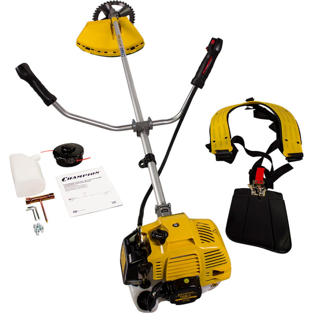 

Бензиновый садовый триммер Champion T523S-2 15626412 1,9 л.с., T523S-2
