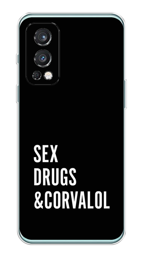 

Чехол на OnePlus Nord 2 5G "Corvalol", Черный;серый;белый, 151750-6