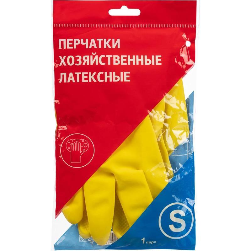 

Перчатки латексные, размер 7 (), желтые, 1 пара, 12 уп, Желтый