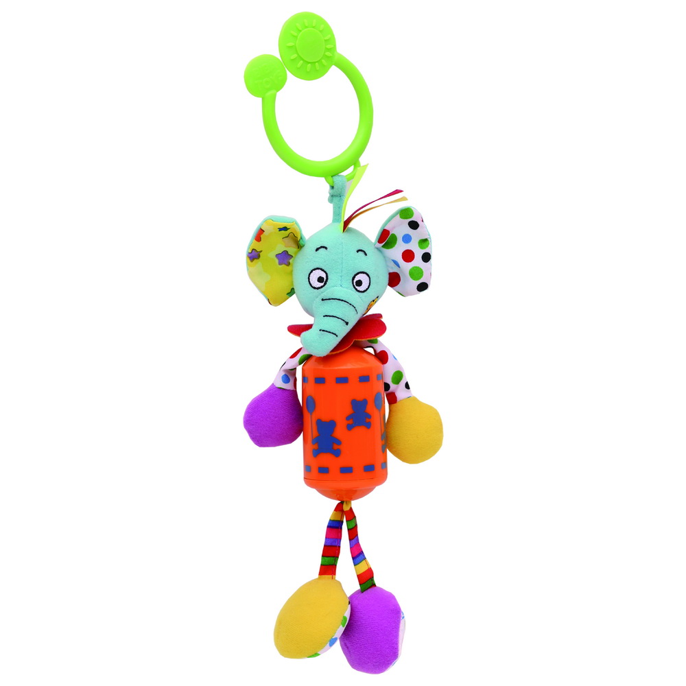 Игрушка-подвеска Biba Toys на прищепке Слон Эфу 33 см