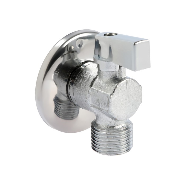 

Кран шаровой для подкл. стац. приборов FRESSO 554136, с отражателем, 1/2"х1/2", хром