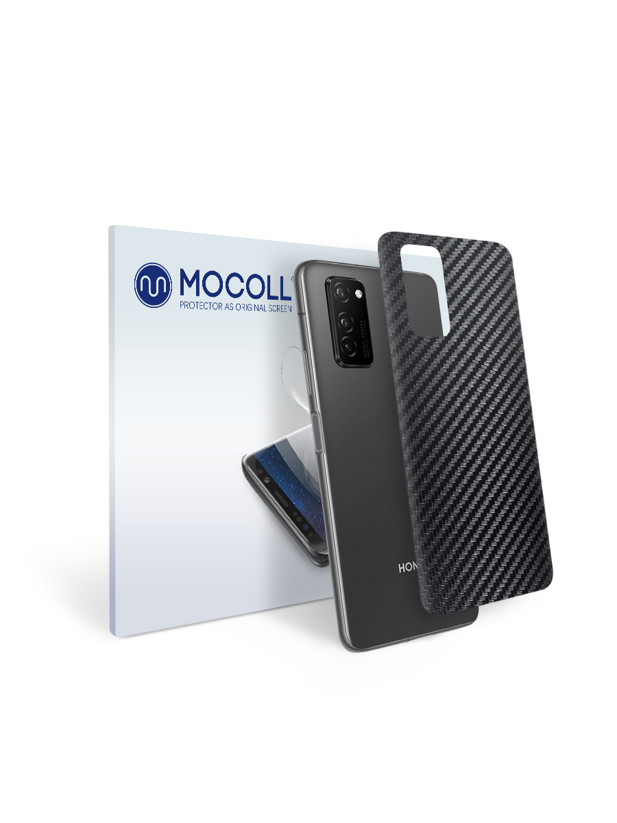 

Пленка защитная MOCOLL для задней панели Honor 9s Карбон черный