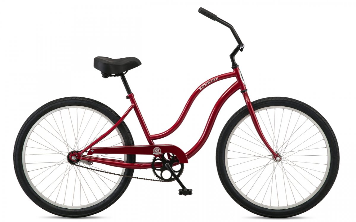

Велосипед SCHWINN S1 Women (2022)(красный)