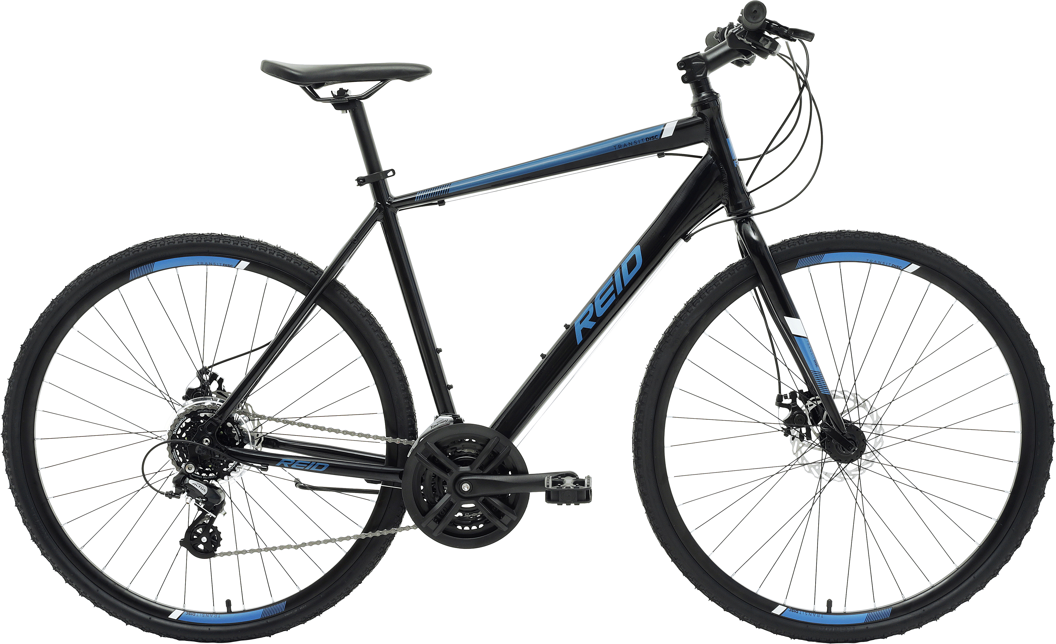 Велосипед Reid Transit Disc 700С 2022 S black blue