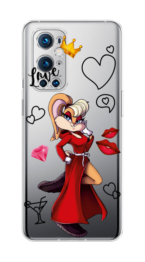 

Чехол на OnePlus 9 Pro "Rich Lola Bunny", Красный;бежевый;оранжевый, 151550-6