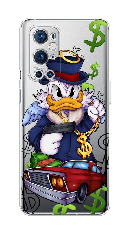 

Чехол на OnePlus 9 Pro "Scrooge McDuck with a Gold Chain", Красный;синий;белый, 151550-6