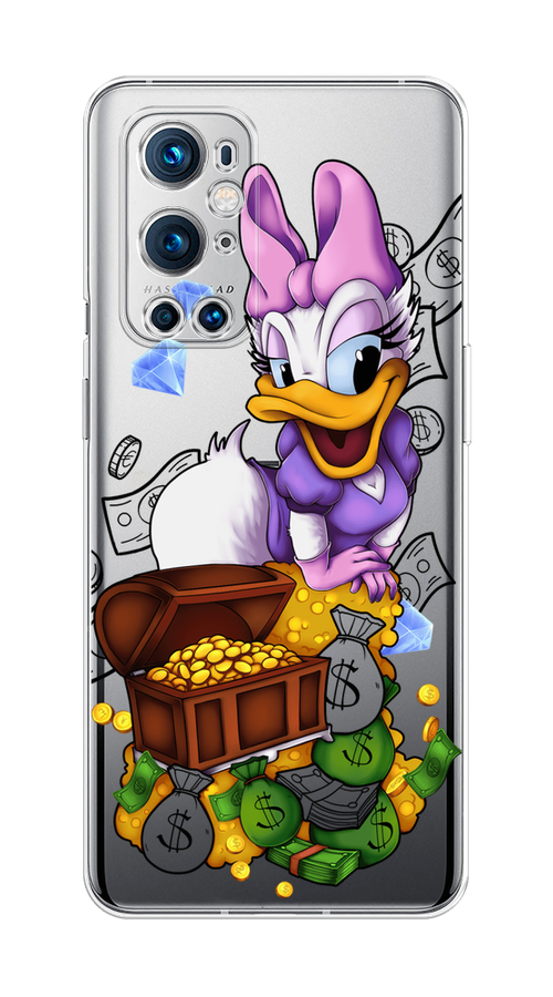 

Чехол на OnePlus 9 Pro "Rich Daisy Duck", Коричневый;белый;фиолетовый, 151550-6