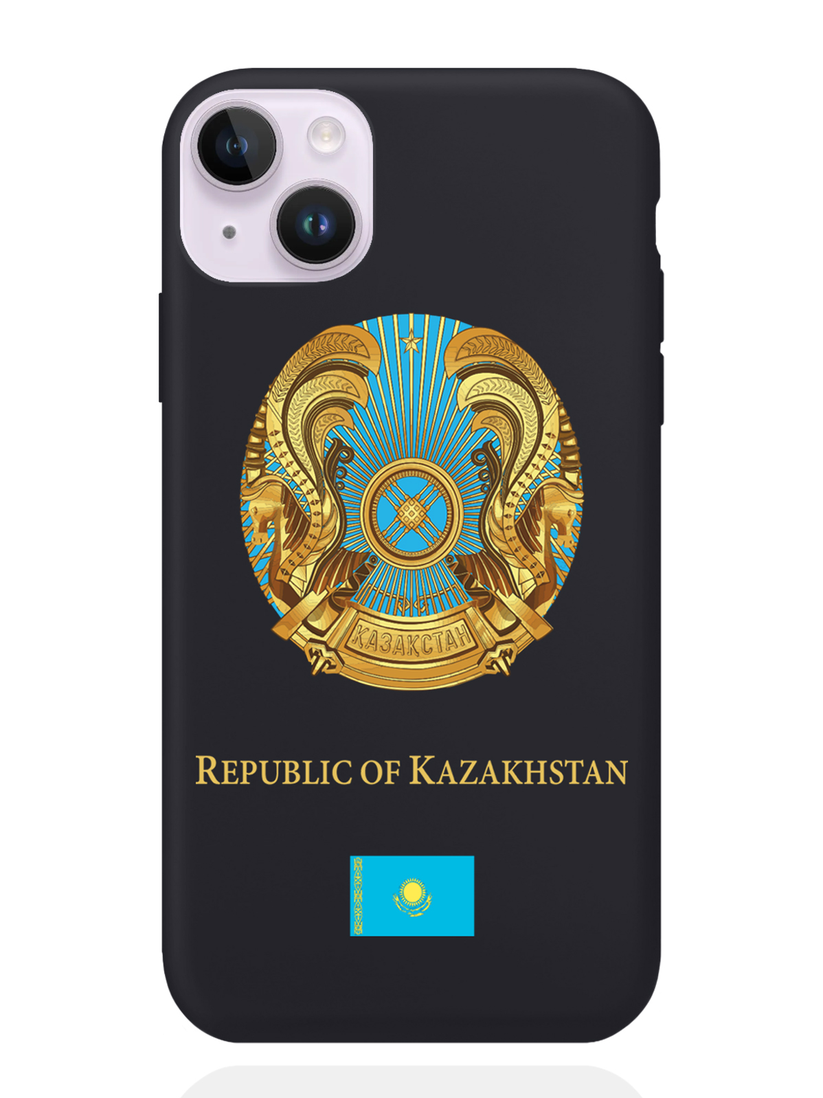 

Чехол SignumCase iPhone 14 Plus Герб Казахстана, Разноцветный, iPhone 14 Plus Герб Казахстана