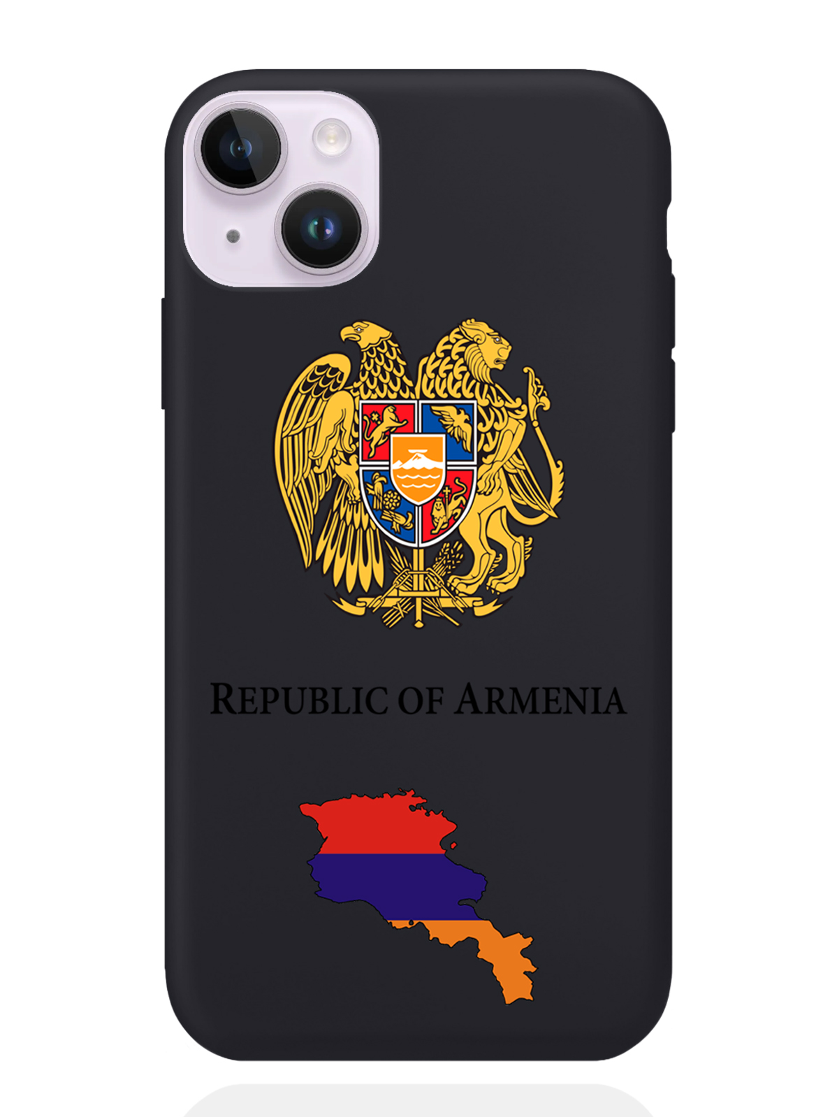 

Чехол SignumCase iPhone 14 Plus Герб Армении, Разноцветный, iPhone 14 Plus Герб Армении