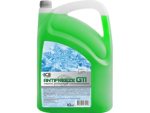 ICE CRUIZER Антифриз зеленый G11-40 (10кг) (Ice Cruizer)