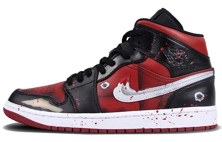 

Кеды унисекс Jordan Air Jordan 1 Mid разноцветные 41 EU, Разноцветный, Air Jordan 1 Mid
