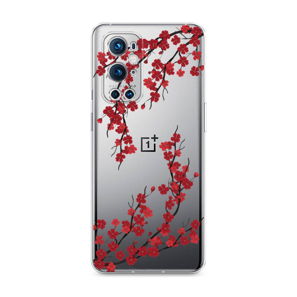 фото Чехол на oneplus 9 pro "красная сакура" case place