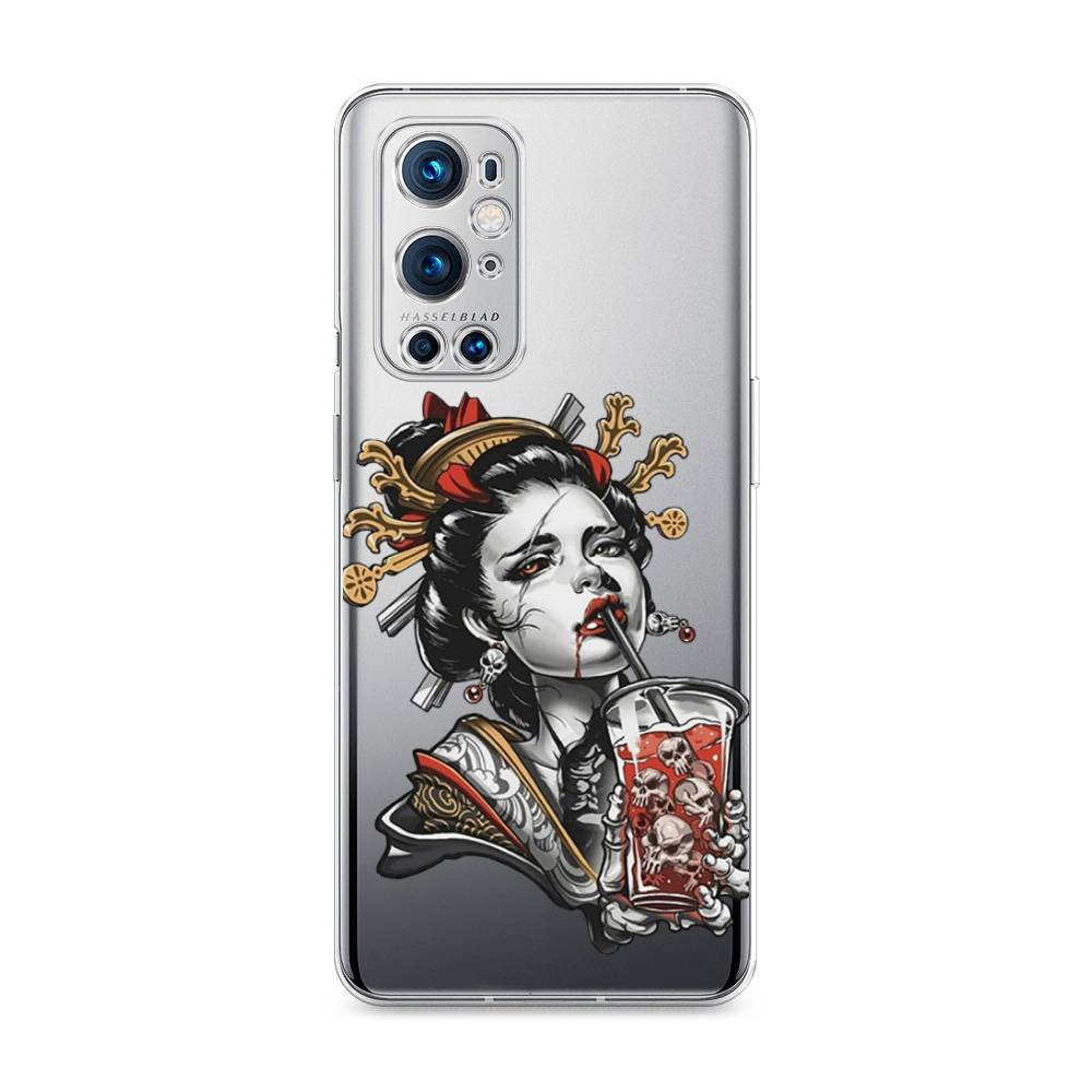 

Чехол на OnePlus 9 Pro "Опасная гейша", Красный;черный;серый, 151550-4