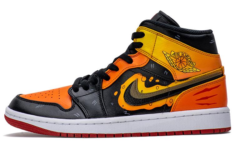 

Кеды унисекс Jordan Air Jordan 1 Mid разноцветные 40 EU, Разноцветный, Air Jordan 1 Mid