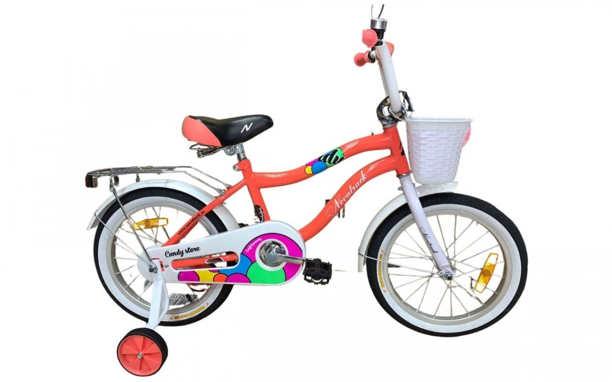 

Велосипед NOVATRACK Candy 16 (2019) 10 / коралловый 10 ростовка