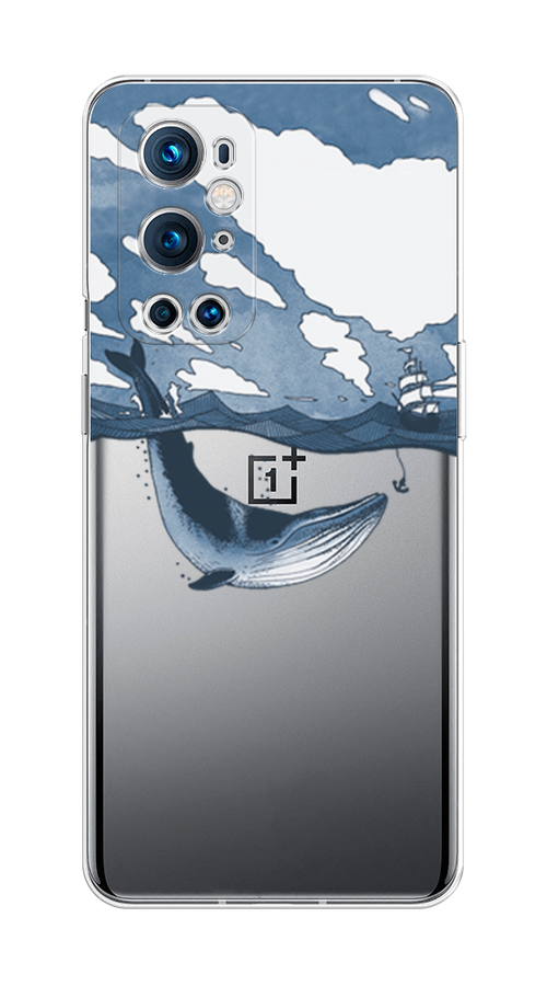 

Чехол на OnePlus 9 Pro "Большой кит", Синий, 151550-1