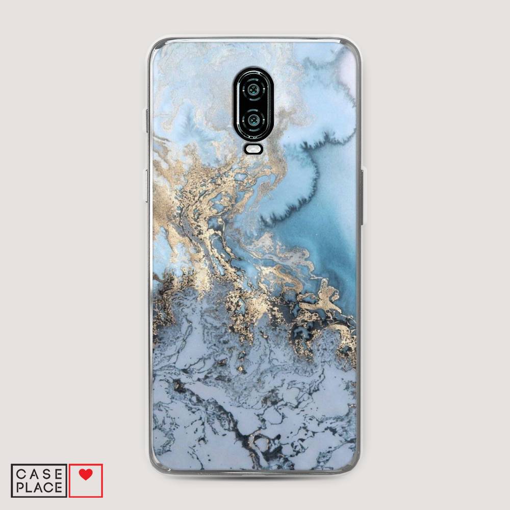 

Чехол Awog на Oneplus 6T / ВанПлас 6T "Морозная лавина синяя", 150650-3