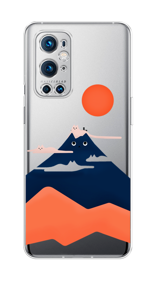 

Чехол на OnePlus 9 Pro "Кот-гора", Черный;оранжевый, 151550-4