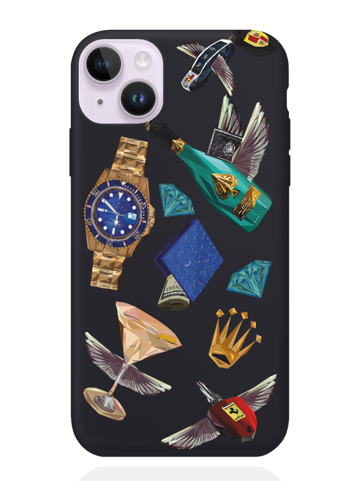 

Чехол MustHaveCase iPhone 14 Plus Luxury lifestyle, Разноцветный, iPhone 14 Plus Luxury lifestyle