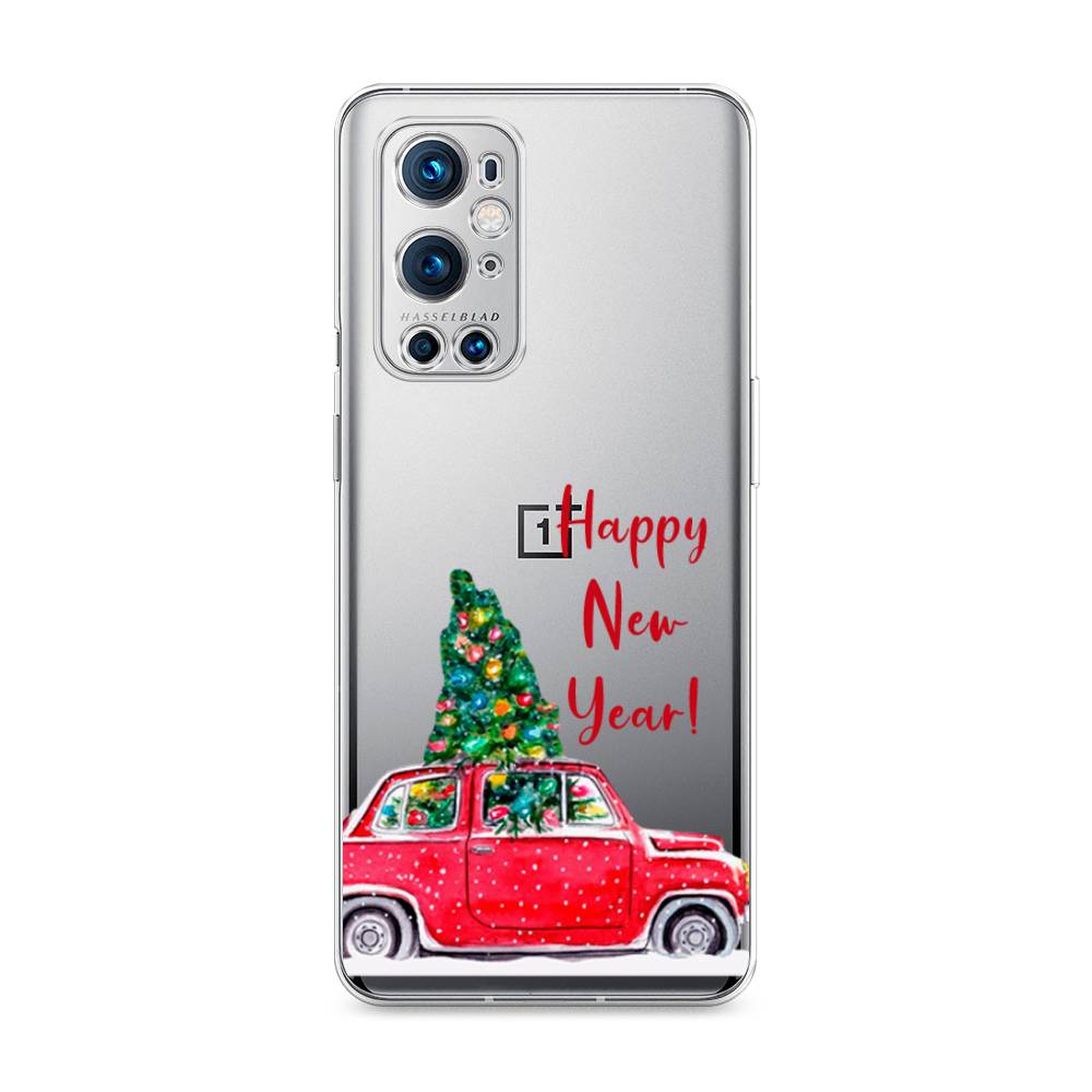 

Чехол на OnePlus 9 Pro "Happy New Year", Красный;зеленый, 151550-5