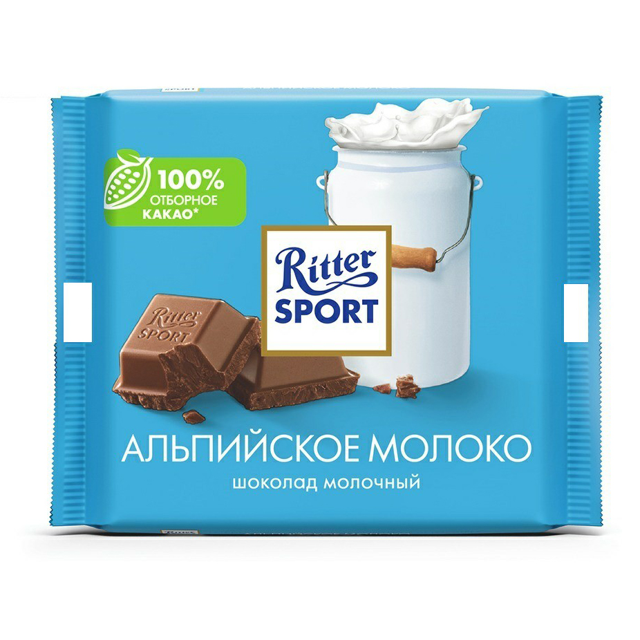 Шоколад Ritter Sport молочный альпийское молоко 16,67 г