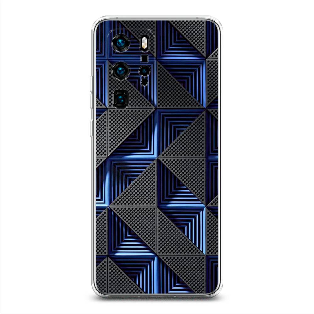 

Чехол для Huawei P40 Pro "IBM", Серый;синий, 610950-3