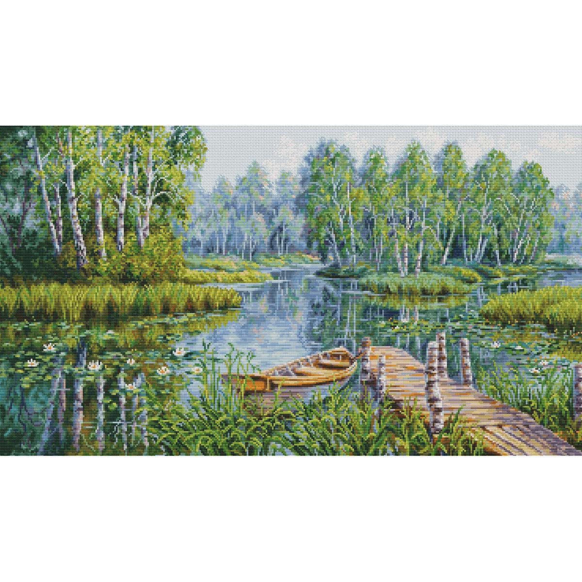 

Набор для вышивания Край берёз 59*33 см, Luca-S