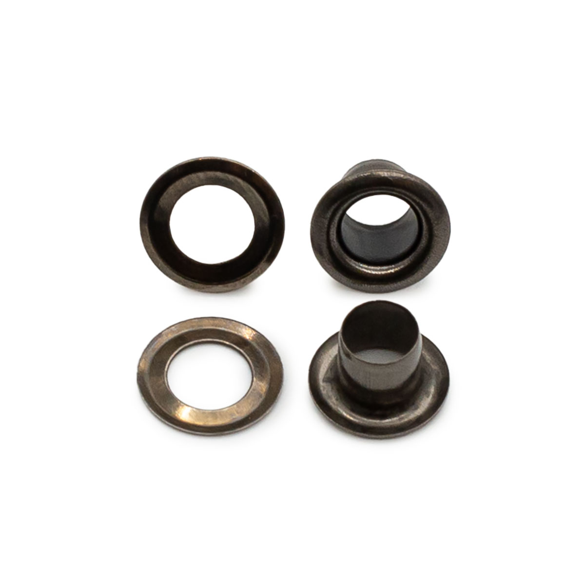 Люверс №2 d-4,4мм, h-5,42мм металл уп.+-100шт NEW STAR черный никель