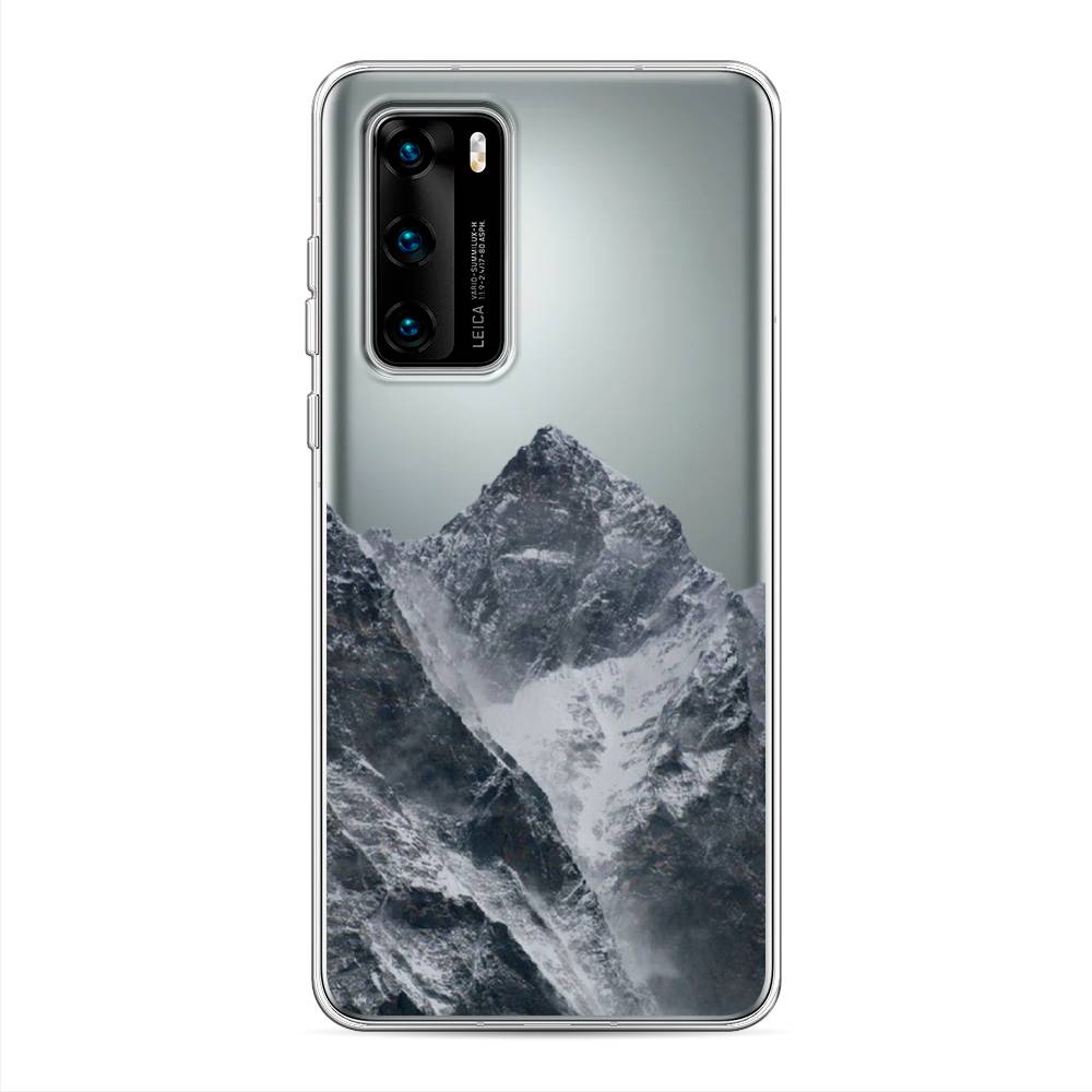 

Чехол на Huawei P40 "Горы арт 4", Серый;бежевый, 610850-2