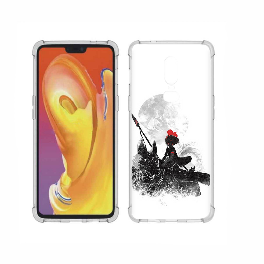 

Чехол MyPads Tocco для OnePlus 6 мононоке, Прозрачный, Tocco