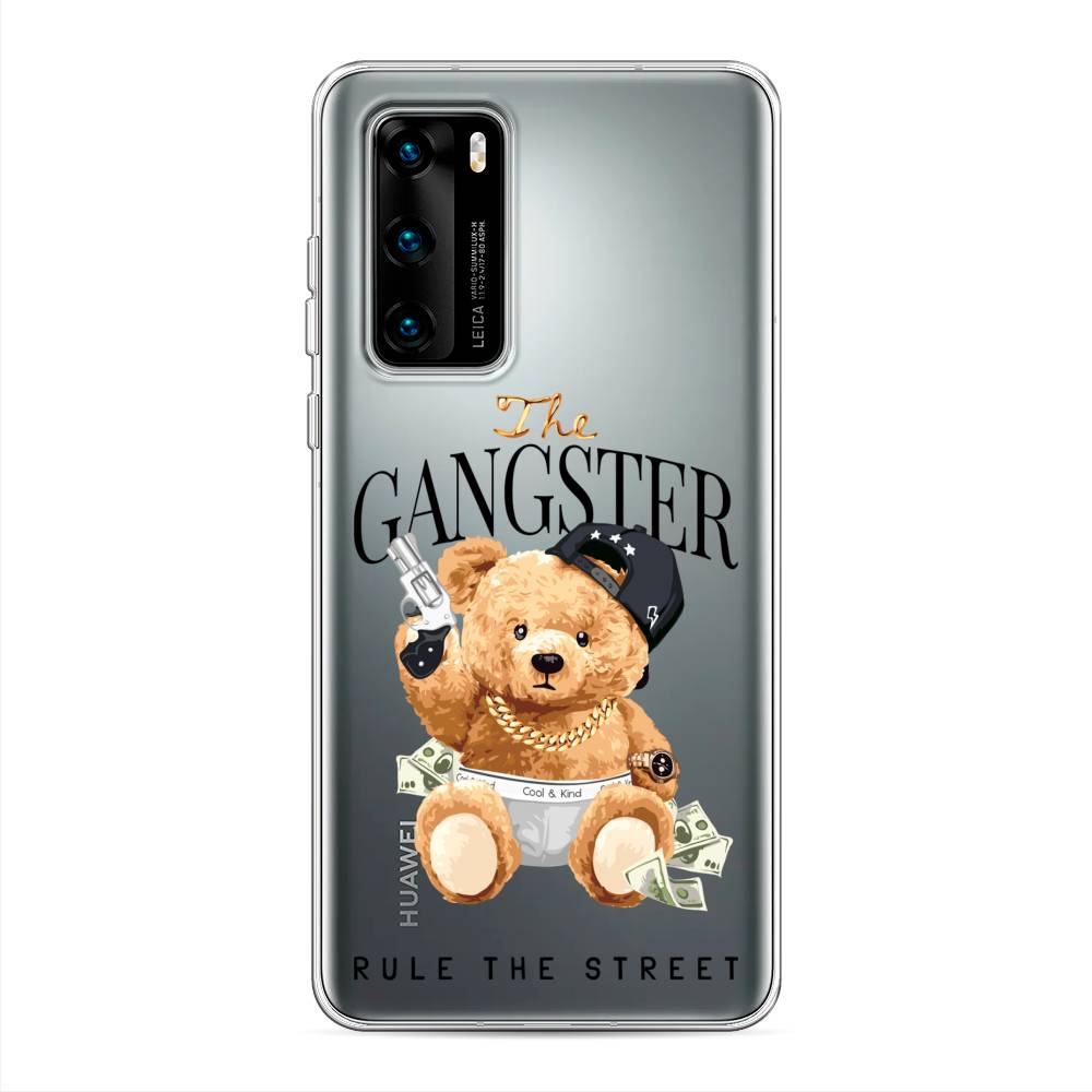 

Чехол на Huawei P40 "The Gangster", Бежевый;серый;черный, 610850-6