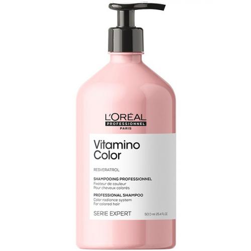 Шампунь L'Oreal Professionnel Serie Expert Vitamino Color для окрашенных волос 500 мл l’oreal professionnel спрей многофункциональный 10 в 1 для окрашенных волос vitamino color 190 мл