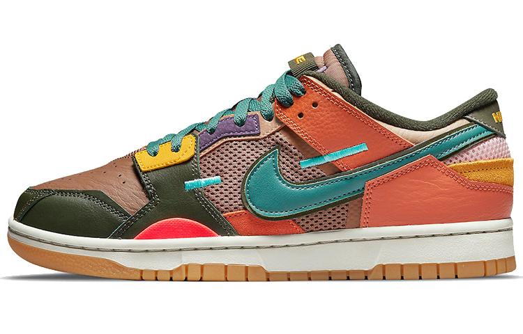 

Кеды унисекс Nike Dunk Low Scrap разноцветные 45 EU, Разноцветный, Dunk Low Scrap