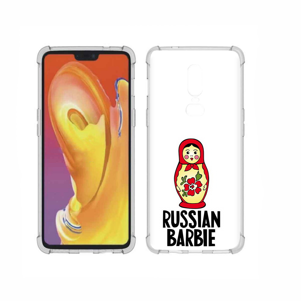 

Чехол MyPads Tocco для OnePlus 6 матрешка, Прозрачный, Tocco