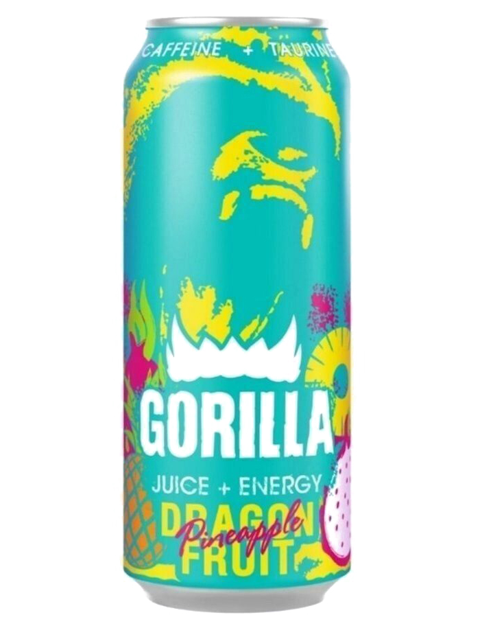 Энергетический напиток Gorilla Dragonfruit питайя-ананас газированный 0,45 л