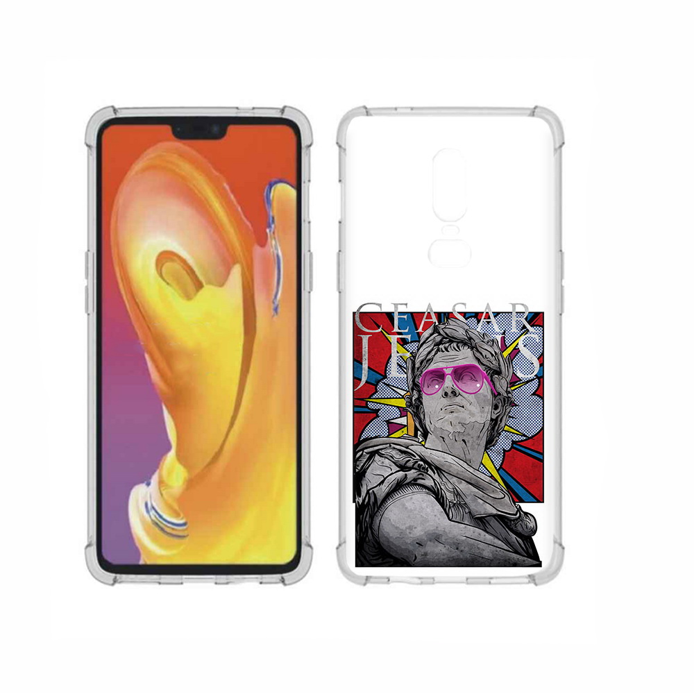 

Чехол MyPads Tocco для OnePlus 6 крутая статуя свободы, Прозрачный, Tocco