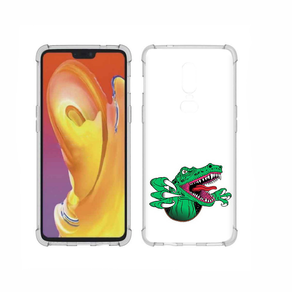 

Чехол MyPads Tocco для OnePlus 6 крокодил, Прозрачный, Tocco